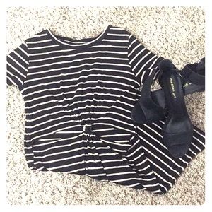 Black and white dress